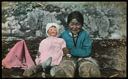 Image of Polar Eskimo [Inughuit] Girl with Doll
